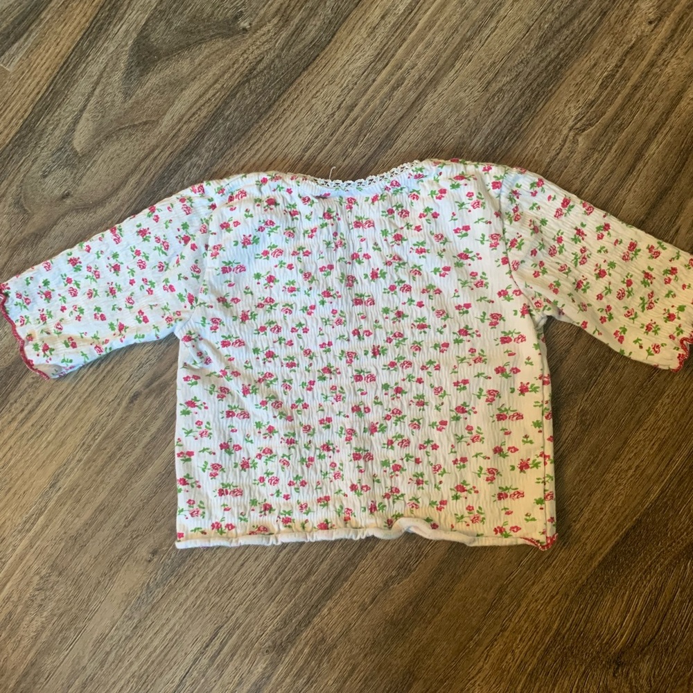 Vintage ragscals flower shirt